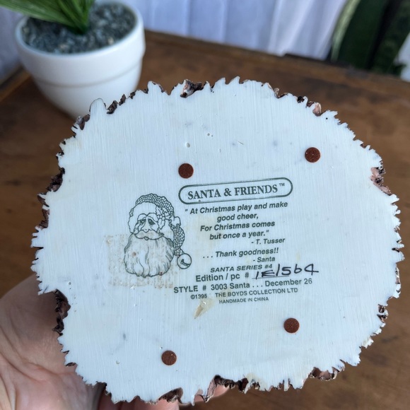 FIRST EDITION 1E\564 Style#3003 SANTA December 26th Santa & Friends Boyd’s bears - Picture 8 of 9